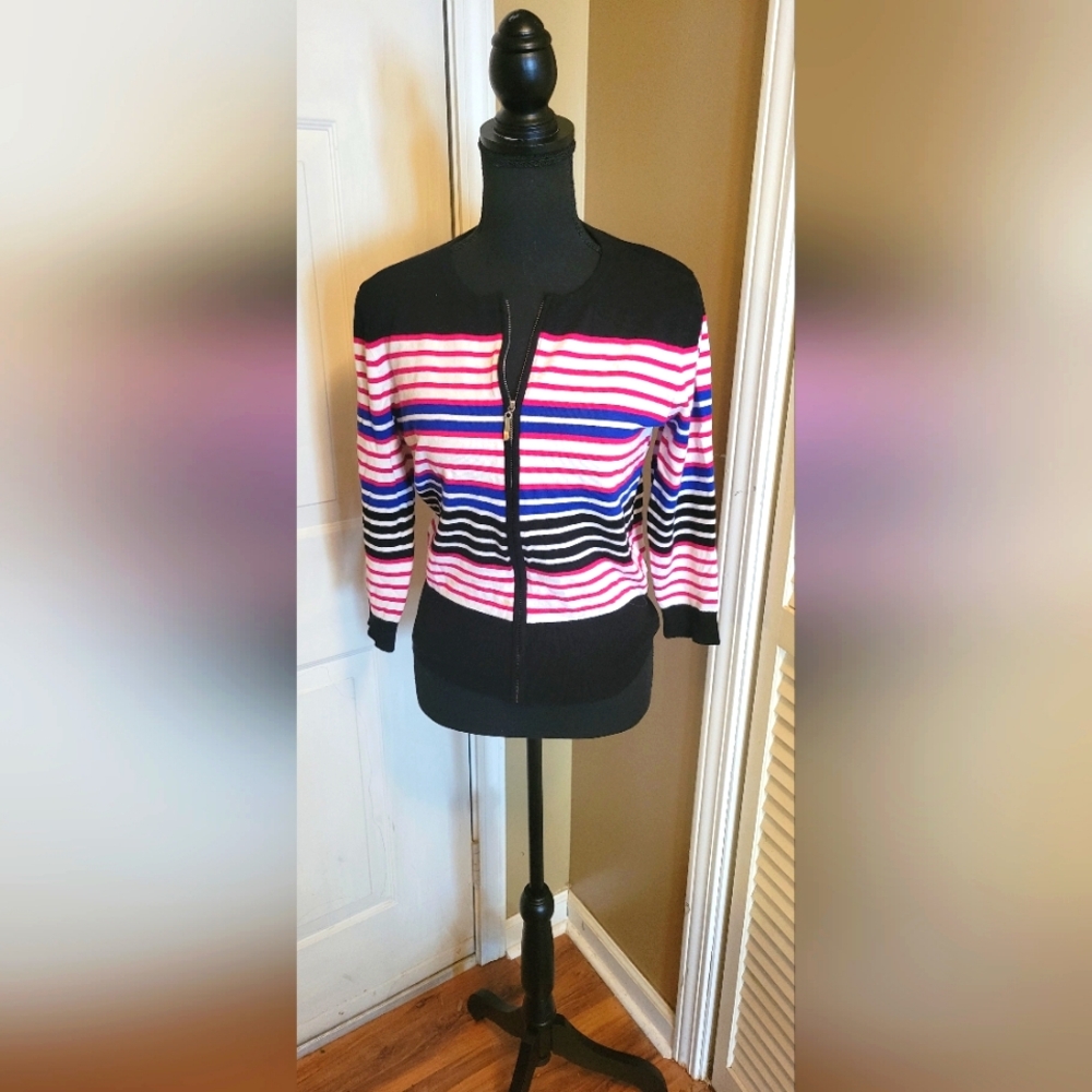 Women's Premise Studio Zip-Up Cardigan, Size Medium
